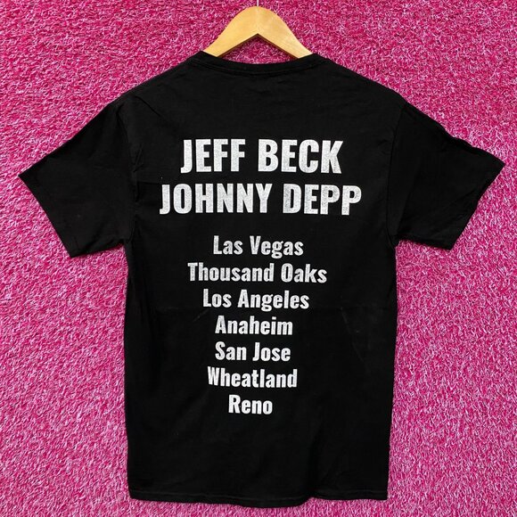 Johnny Depp Jeff Beck Tour Music Tshirt size Medium - Picture 3 of 4